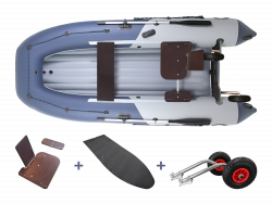 Комплект надувная лодка НДНД Grouper 350 Премиум